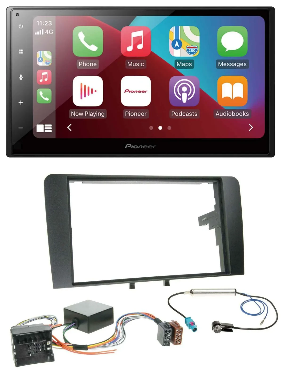 Pioneer USB MP3 DAB 2DIN Bluetooth Autoradio für Audi A3 06-12 8P Infinity Aktiv