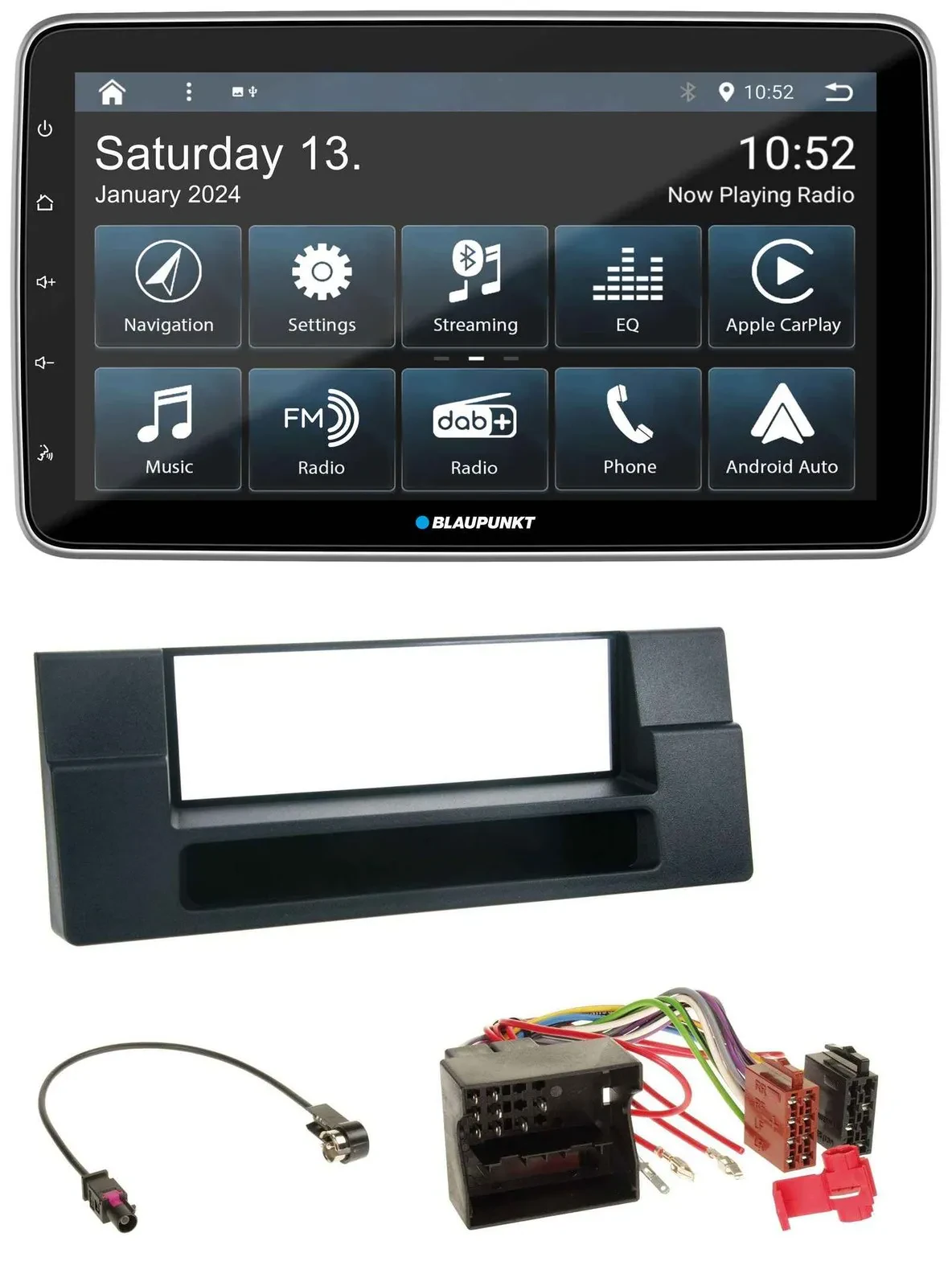Blaupunkt USB DAB SD MP3 Bluetooth Autoradio für BMW X5 E53 5er E39 Quadlock Abl