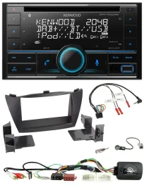 Kenwood CD 2DIN DAB USB Lenkrad Bluetooth Autoradio für Hyundai Tucson 2010-2015