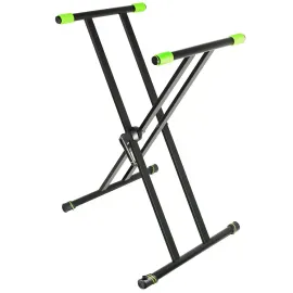 Gravity GKSX2 Piano Keyboard X-Style Stand Rack Folding Metal Height Adjustable