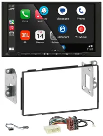 JBL USB 2DIN MP3 Bluetooth AUX Autoradio für Nissan Qashqai 2007-2013