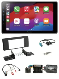 Pioneer Lenkrad USB DAB Bluetooth 2DIN Autoradio für BMW X5 E53 2000-2006