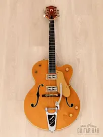 Электрогитара полуакустическая Greco Super Real K-FA-ORN 6120-Style Vintage Guitar Western Orange w/ Case 1988