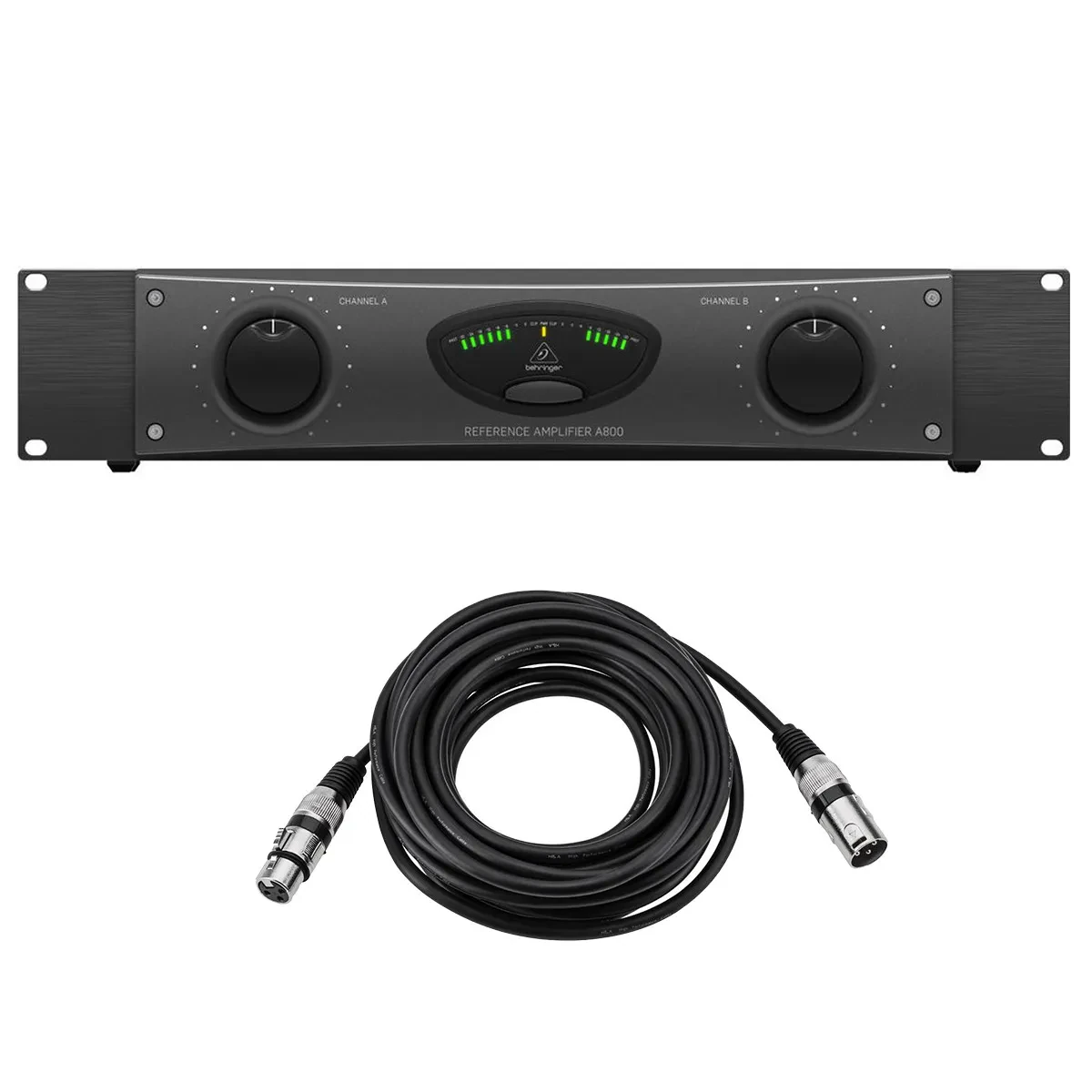 Усилитель мощности Behringer A800 с кабелем