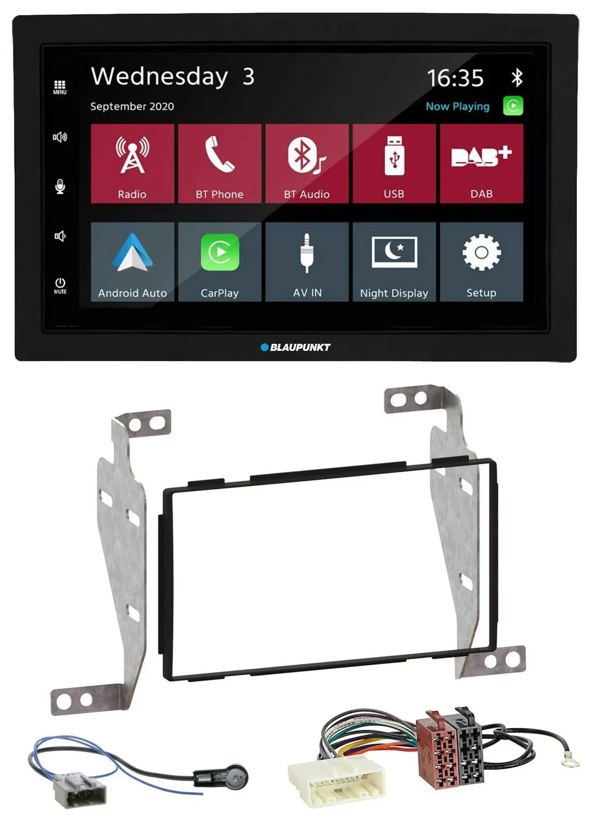 Blaupunkt 2DIN MP3 USB Bluetooth DAB Autoradio für Nissan Juke (2010-2014)