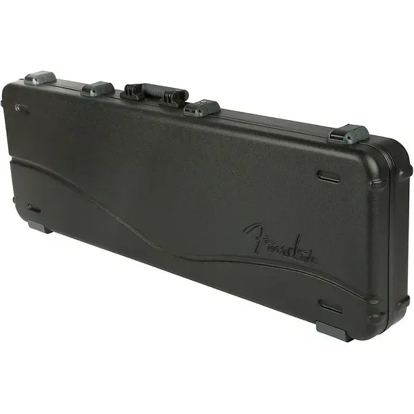 Кейс для бас-гитары Fender Deluxe Molded ABS P/J Bass Guitar Case Black Gray/Silver