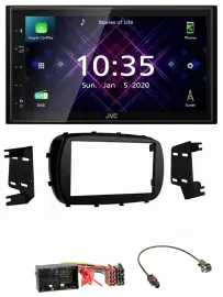 JVC DAB 2DIN MP3 Bluetooth USB Autoradio für Fiat 500X (ab 2015)
