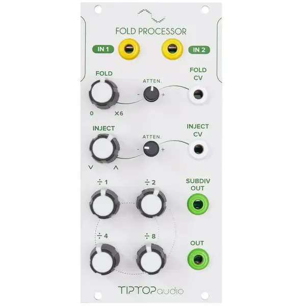 Модульный студийный синтезатор Tiptop Audio Fold Processor Wave Folder/Multiplier Eurorack Synth Module