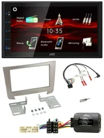 JVC USB Bluetooth Lenkrad DAB 2DIN Autoradio für SSangYong Rexton Telefontasten