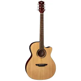 Luna WABI E GC WABI SABI Grand Concert Solid-Top Acoustic-Electric Guitar - DEMO
