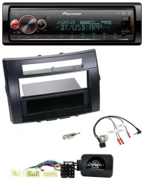 Pioneer Bluetooth USB Lenkrad DAB Autoradio für Toyota Corolla Verso 04-07 schwa