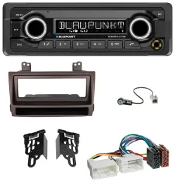Blaupunkt Bluetooth DAB MP3 USB Autoradio für Hyundai Sonata ab 09 dunkelbraun m