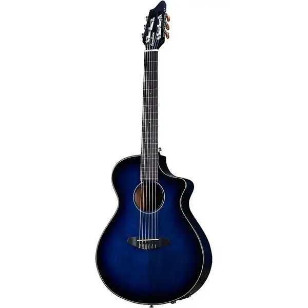 Классическая гитара с подключением Breedlove Concert Nylon CE Europe Spruce-African Mahogany A/E Guitar Twlght Brst