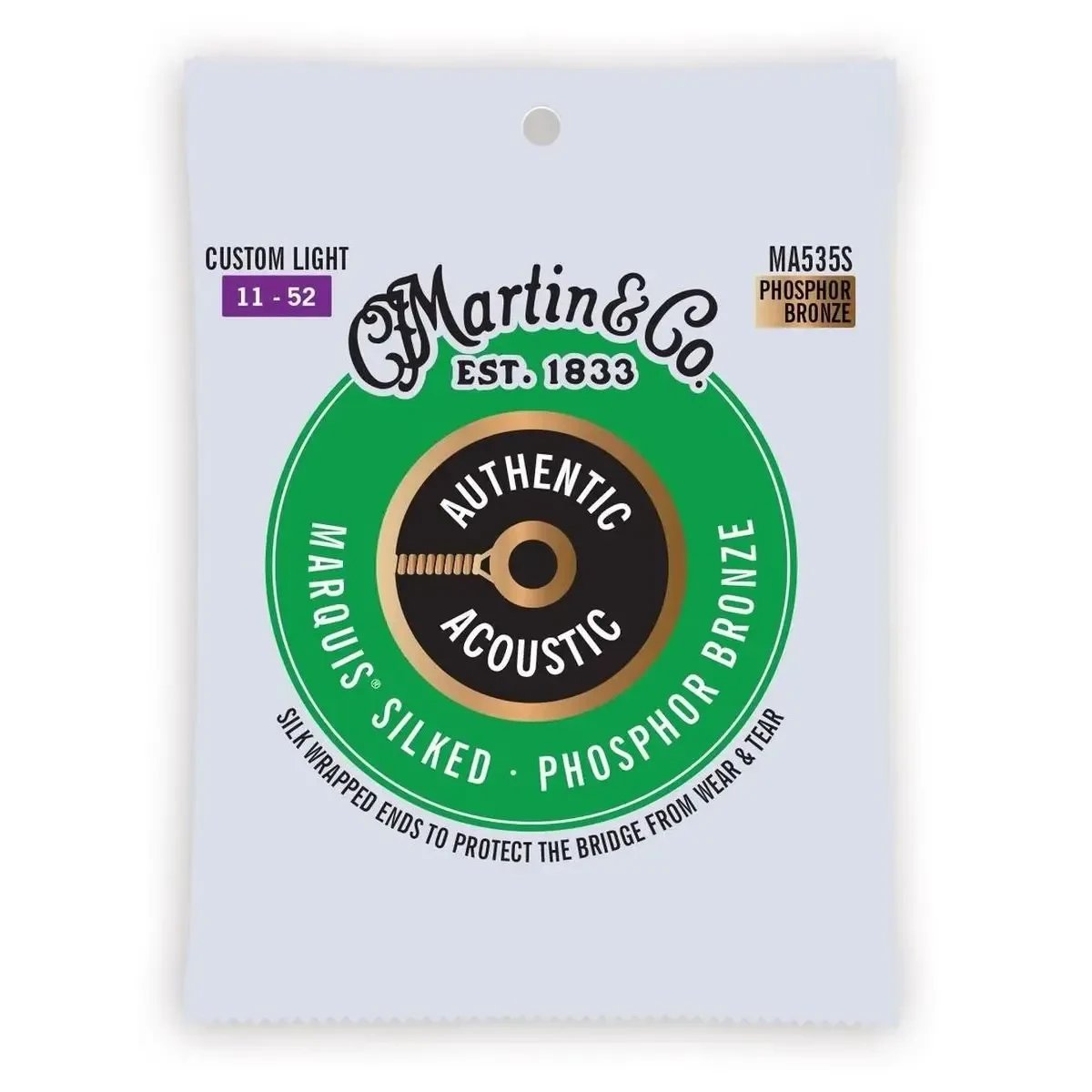 Струны для акустической гитары Martin Guitars MA535S