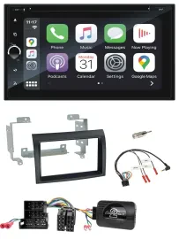 Blaupunkt USB DAB Bluetooth 2DIN TMC Lenkrad Navigation für Citroen Peugeot Fiat
