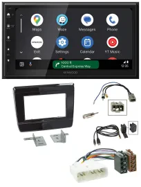 Kenwood DAB Bluetooth USB MP3 2DIN Autoradio für Isuzu D-Max 2020 2021 Klavierla