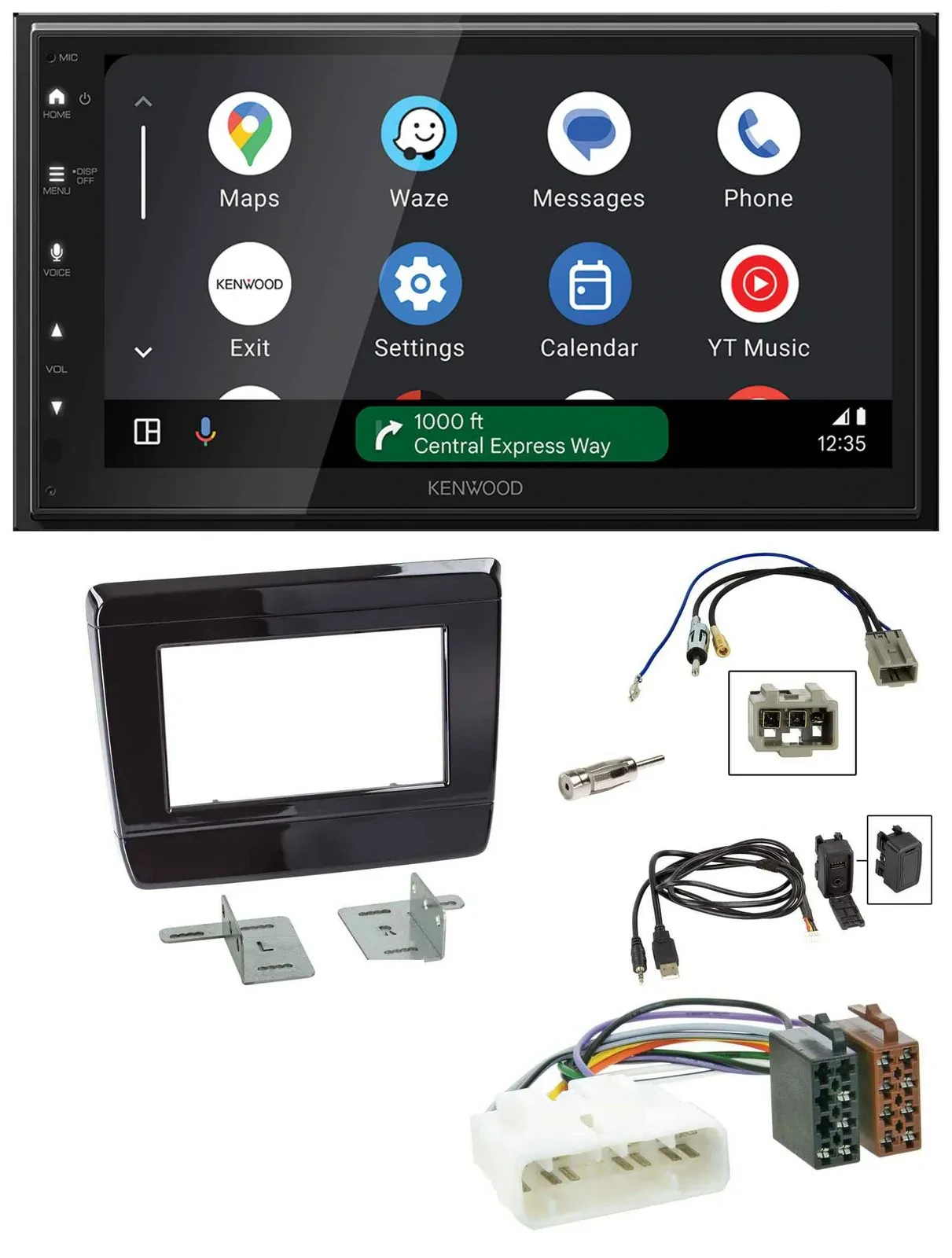 Kenwood DAB Bluetooth USB MP3 2DIN Autoradio für Isuzu D-Max 2020 2021 Klavierla