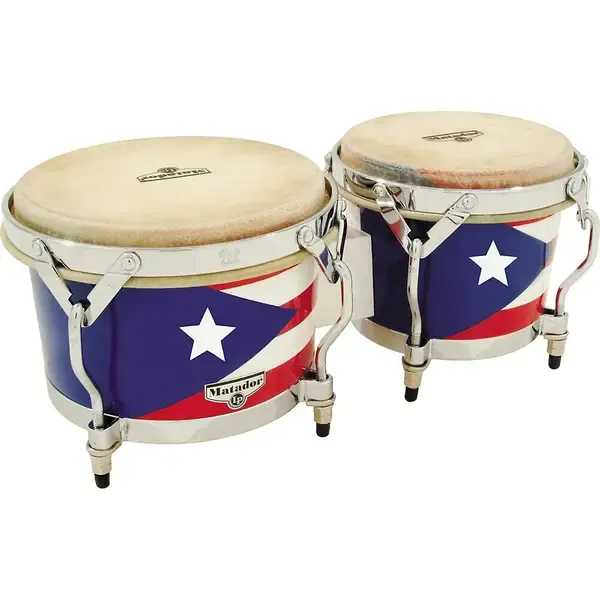 Бонго LP Matador Puerto Rican Flag Bongos