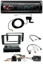 Pioneer Bluetooth DAB USB Lenkrad Autoradio für Audi A3 Symphony ISO 8P 2003-200