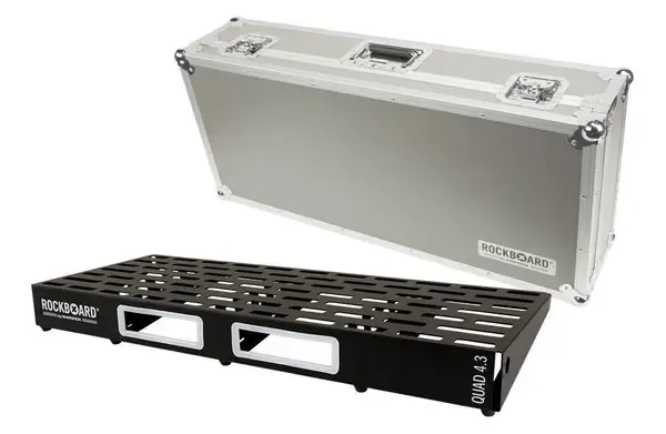 Педалборд RockBoard QUAD 4.3, 2.69' x 1.06' Pedalboard with ATA Flight Case