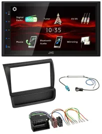 JVC USB Bluetooth MP3 DAB 2DIN Autoradio für Audi R8 (42, 2006-2015)