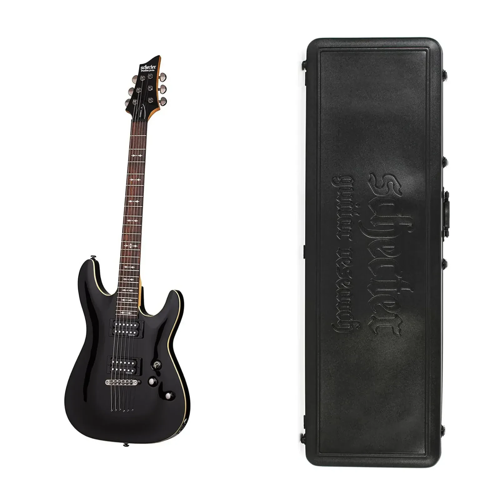 Электрогитара Schecter Omen 6 6-струнная черная с кейсом Schecter