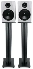 (2) Rockville APM8W 8" USB Studio Monitor Speakers+36" Black Premium Stands