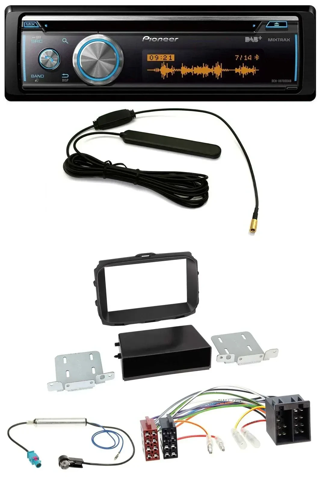 Автомагнитола для Alfa Romeo Giulietta (2013–2021) Pioneer CD USB Bluetooth DAB MP3