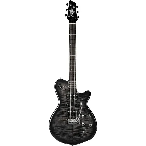 Электрогитара Godin xtSA Flame Transparent Black