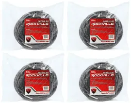 Спикерный кабель Rockville RCTS1250 Black 15.25 м (4 штуки)