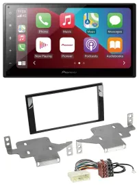 Автомагнитола для Nissan Juke (с 2014) Pioneer 2-DIN, DAB, Bluetooth, USB, MP3