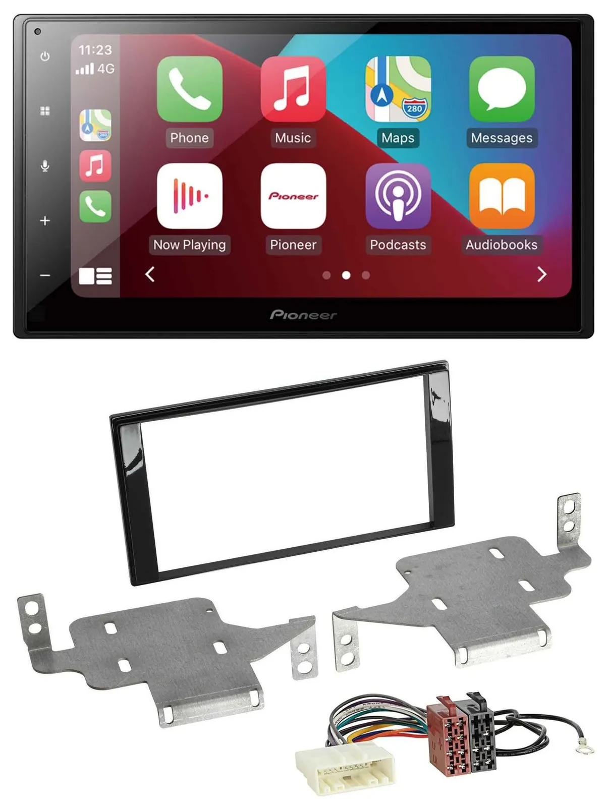 Автомагнитола для Nissan Juke (с 2014) Pioneer 2-DIN, DAB, Bluetooth, USB, MP3