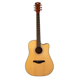 Акустическая гитара Rockdale Aurora D5 C Satin Natural
