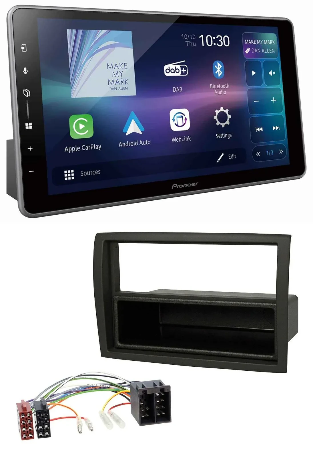 Pioneer Bluetooth USB DAB MP3 Autoradio für Citroen Jumper Fiat Ducato Peugeot B