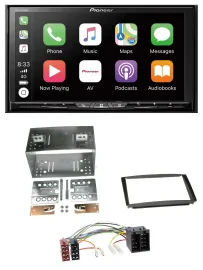 Pioneer 2DIN MP3 USB DAB DVD Bluetooth Autoradio für Kia Ceed 01-09 proCeed 08-1