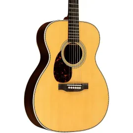 Martin OM-28 Standard Orchestra Model Left-Handed Acoustic Guitar - Natural