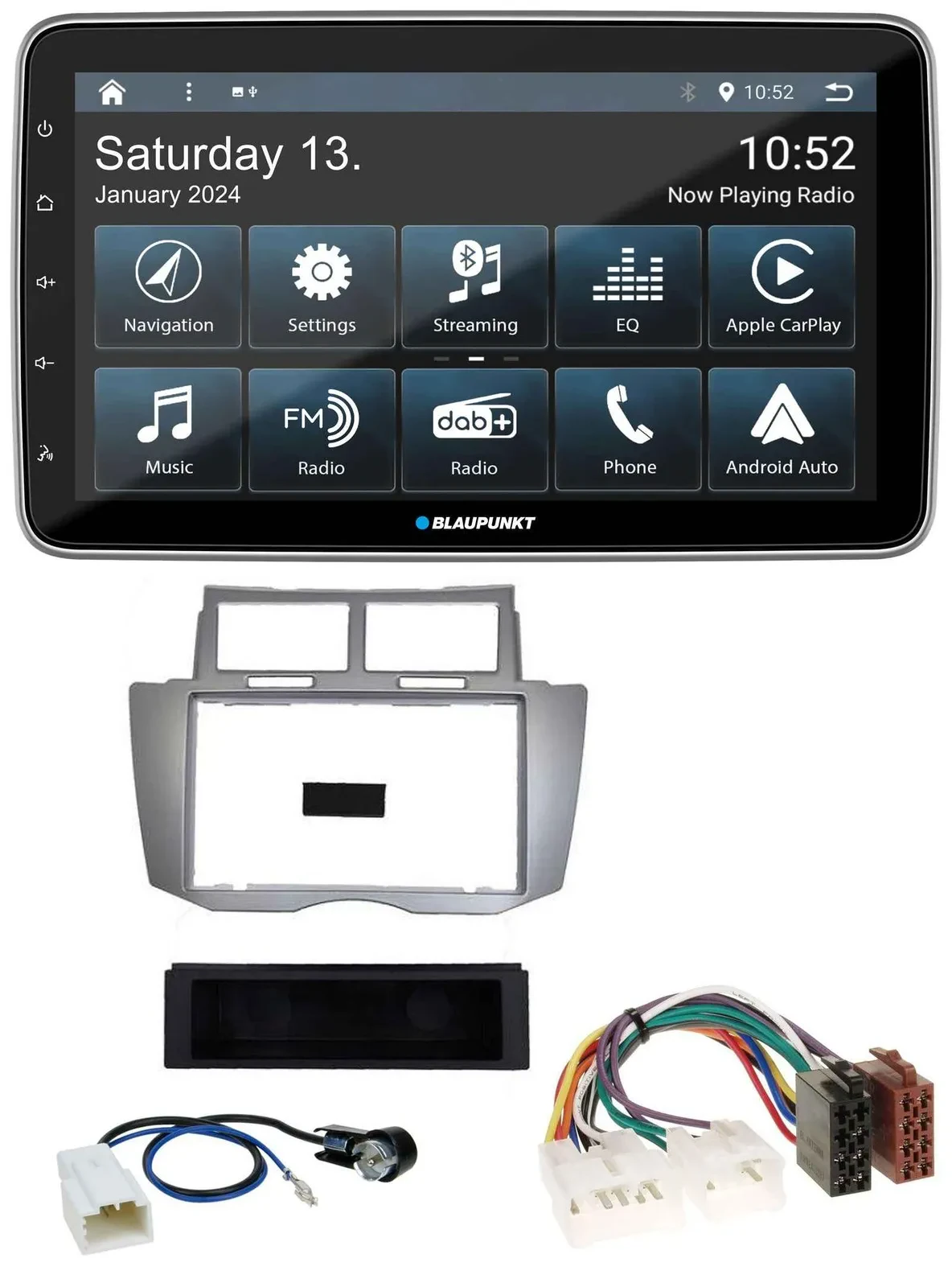 Blaupunkt USB DAB SD MP3 Bluetooth Autoradio für Toyota Yaris (2007-2011)