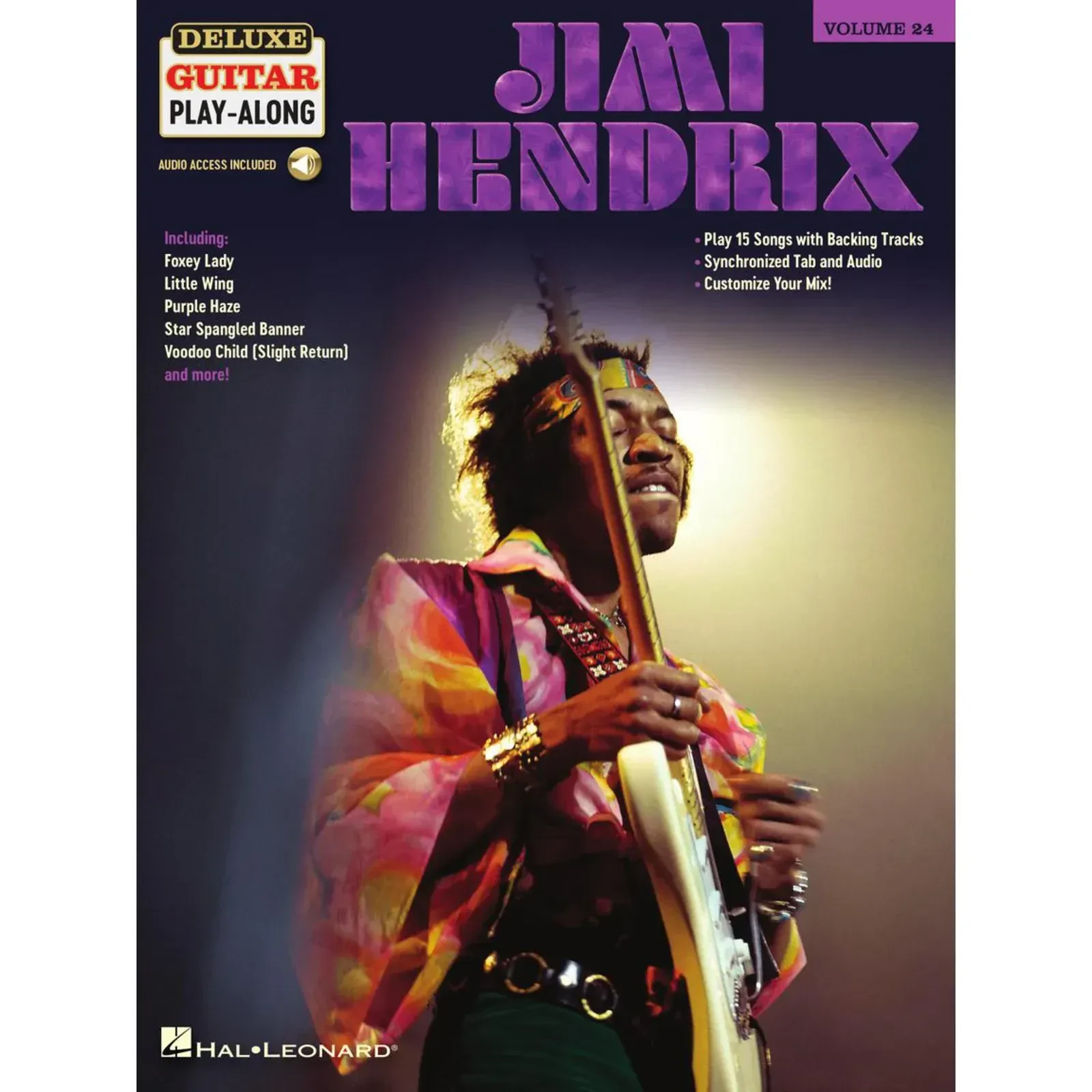 Сборник песен Hal Leonard Deluxe Guitar Play-Along: Jimi Hendrix