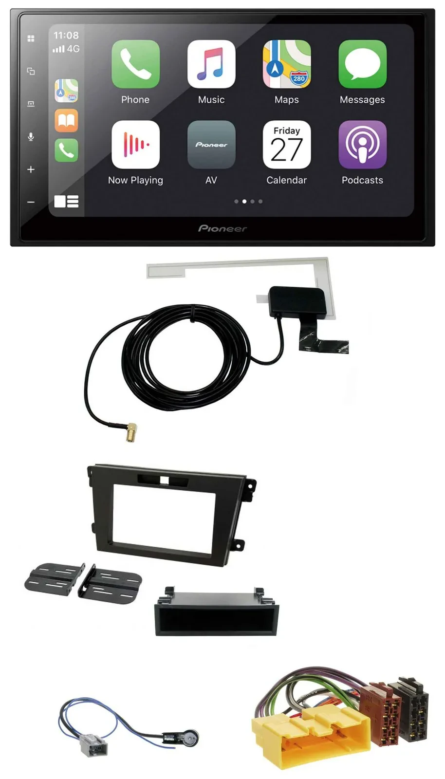 Pioneer USB MP3 2DIN Bluetooth DAB Autoradio für Mazda CX-7 (2008-2010)
