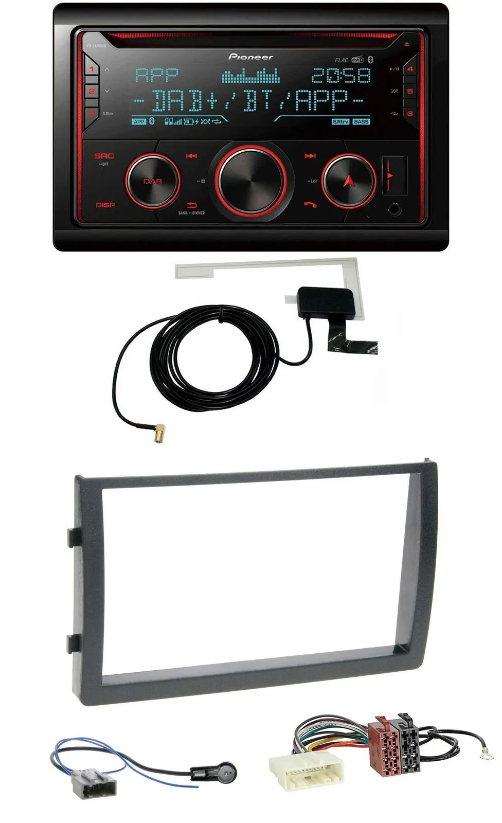 Автомагнитола для Nissan Altima (L31, 2005–2006) Pioneer 2 DIN, CD, USB, Bluetooth, DAB, MP3