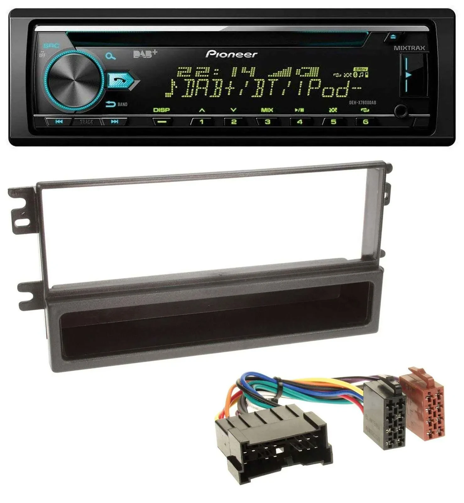 Pioneer DAB MP3 CD USB Bluetooth Autoradio für Kia Shuma 2, Sephia II, Mentor