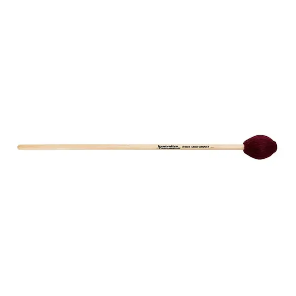 Innovative Percussion Sandi Rennick Marimba Birch Mallets Cranberry Yarn Wrapped