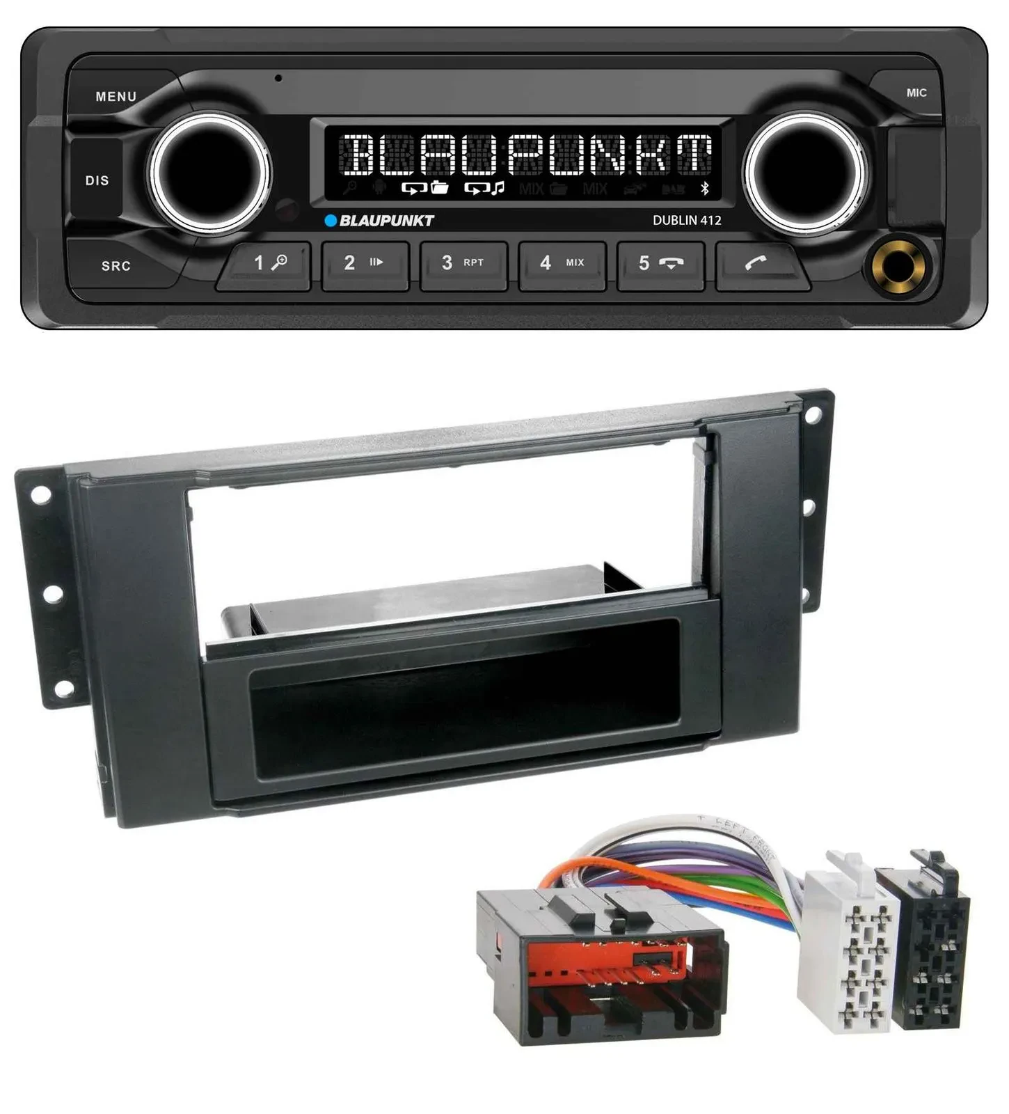 Blaupunkt MP3 Bluetooth USB AUX Autoradio für Land Rover Freelander 2007-2010