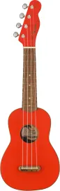 FENDER FSR Venice Soprano Ukulele, Walnut Fingerboard, Fiesta Red