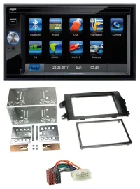 Blaupunkt SD Bluetooth 2DIN MP3 USB AUX Autoradio für Fiat Sedici Suzuki SX 4 ab