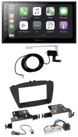 Pioneer USB MP3 2DIN Bluetooth DAB Autoradio für Hyundai ix35 (ab 2013)
