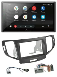 Pioneer USB 2DIN DAB MP3 Bluetooth Autoradio für Honda Accord ab 11 anthrazit