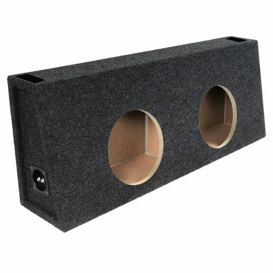 Atrend 10TKDV Dual 10" Vented Truck Car Audio Subwoofer Enclosure