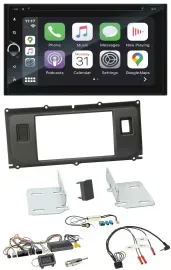 Автомагнитола Blaupunkt 2DIN, USB, DAB, Bluetooth, навигация TMC, поддержка кнопок на руле, для Land Rover Evoque (2011)