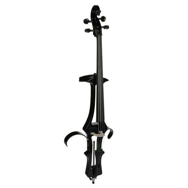 Elektrisches 4/4 Cello EC-1801, Schwarz, laminiertes Holz, Ahorn-Hals
